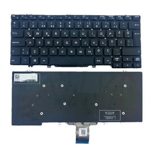 Dell Latitude 5300 Notebook Klavyesi, Laptop Klavyesi (Siyah TR) ürün görseli 1