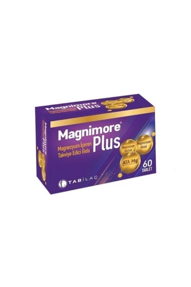 MAGNİMORE Plus 60 Magnezyum Içeren Takviye Edici Gıda ürün görseli 1