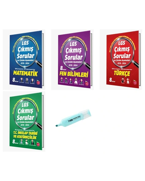 LGS 8.Sınıf Matematik Fen Türkçe İnkılap Çıkmış Sorular ürün görseli 1