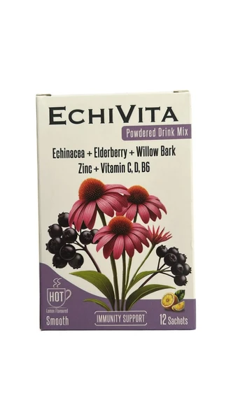 Echıvıtıa Drink Mix Kara Mürverli 12 Saşe ürün görseli 1