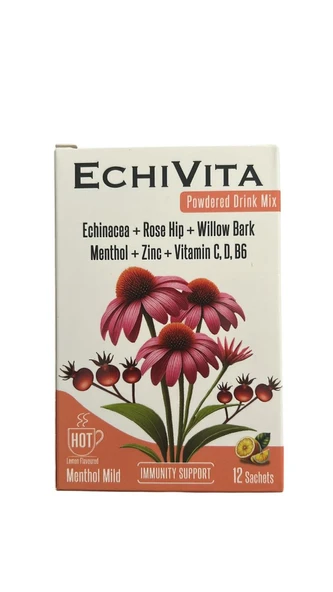 Echıvıtıa Drink Mix Rose Hip Çinko 12 Saşe ürün görseli 1