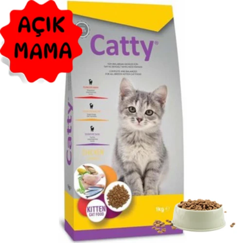 Catty Kitten 4 kg Yavru Kedi Maması - Açık Paket ürün görseli 1