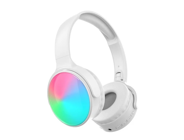 Volkano Auro Krem  Işıklı Bluetooth Kulaklık ürün görseli 1