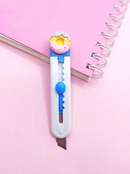 Mini Şekilli Maket Bıçağı - Sevimli Donut ürün görseli 1