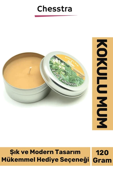 Premium Aromaterapi Arınma Huzur Meditasyon Yoga Esans Dekoratif Mum Oda Kokusu 120g Teneke Kutu ürün görseli 1