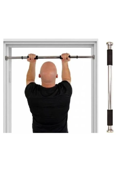 Çakabey Barfiks Kapı Barı Barfiks Kapı Demiri 60 cm/100 cm Arası Ayarlanabilir 100 kg kapasiteli ürün görseli 1