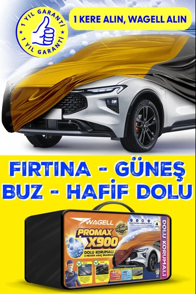 PROWAG Mini Hatchback 2013 Ve Sonrası DOLU VE GÜNEŞ KORUMALI X900 Araba Brandası - Oto Çadır Örtü ürün görseli 1