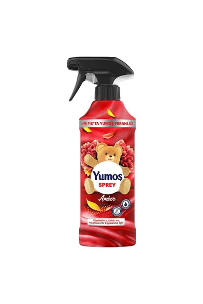 Yumoş Ev ve Tekstil Spreyi Amber Yıkanması Zor Eşyalar İçin 450 ml ürün görseli 1