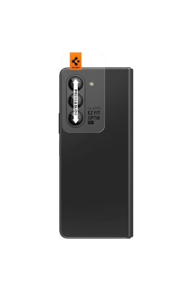Spigen Galaxy Z Fold 5 Kamera Lens Camı Koruyucu Glas.tR EZ Fit Optik Pro (2 Adet) Black - AGL06524 ürün görseli 1