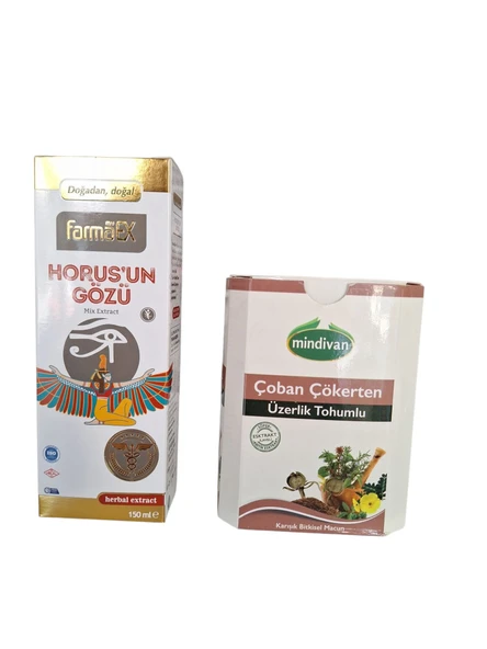 HORUSUN GÖZÜ MİX EKSTRAT 150 ML + ÇOBAN ÇÖKERTEN & ÜZERLİK TOHUMU MACUN 230 GR ürün görseli 1
