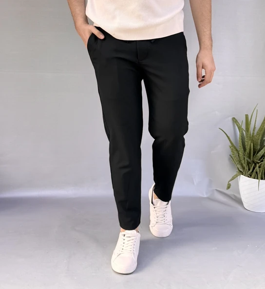 Bel İpli Slim Fit Jogger ürün görseli 1