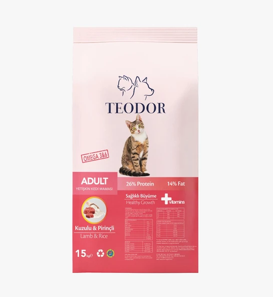 Adult Kuzulu-Pirinçli Yetişkin Kedi Maması ürün görseli 1