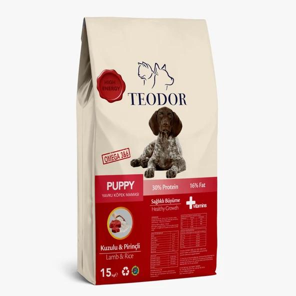 Puppy Yüksek Enerjili Kuzu-Pirinç Yavru Köpek Maması ürün görseli 1