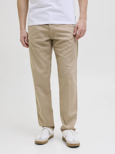 JACK JONES Keten Rahat Kesim Erkek Pantolon 12274977 ürün görseli 1