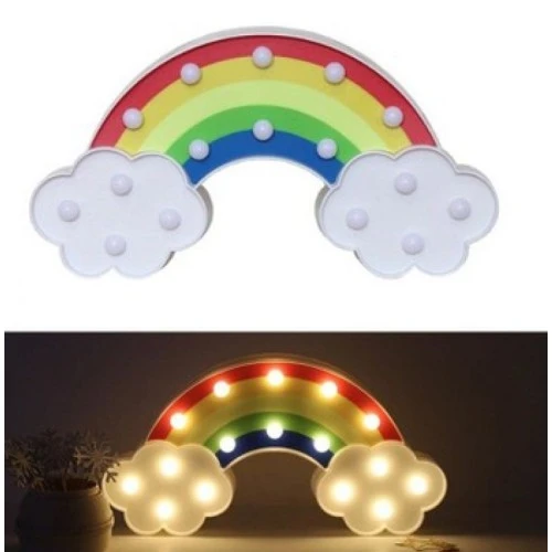 Periboia Led Işıklı Gökkuşağı Gece Lambası ürün görseli 1