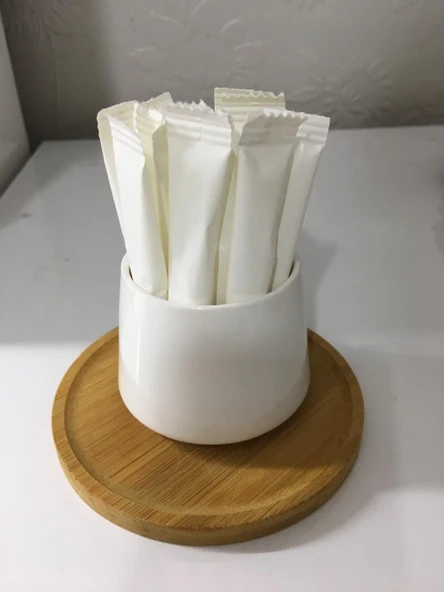 Stick Şeker Beyaz Baskısız Toz Şeker 3 Gr X 2000'li ürün görseli 1
