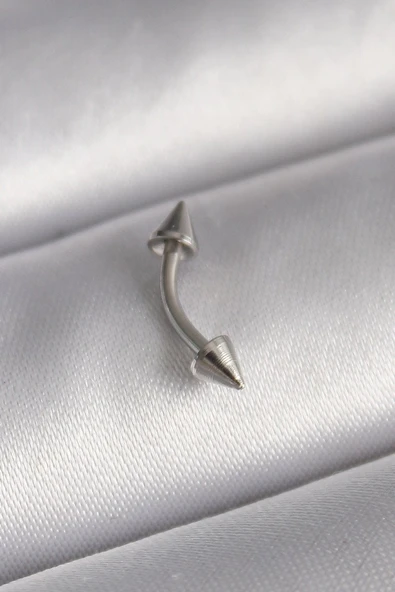 316L Çelik Gümüş Renk Çivi Model Piercing - TJ-PR1362 ürün görseli 1