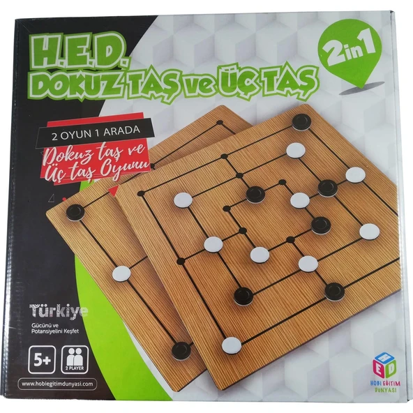 9 TAŞ / 3 TAŞ AKIL VE ZEKA OYUNU ürün görseli 1