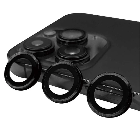 Gpack iPhone 15 Pro uyumlu Kamera Lens Koruyucu Metal Tekli CL07 ürün görseli 1