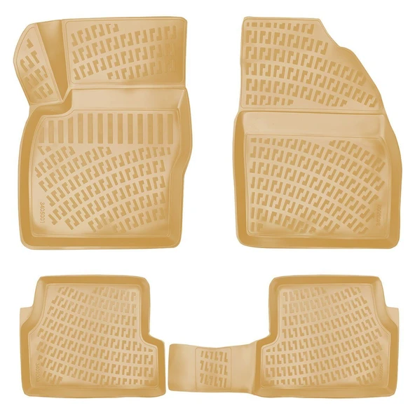 Ford Focus 1998-2004 Havuzlu Paspas Bej ürün görseli 1