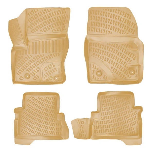 Ford Kuga 2008-2012 Havuzlu Paspas Bej ürün görseli 1
