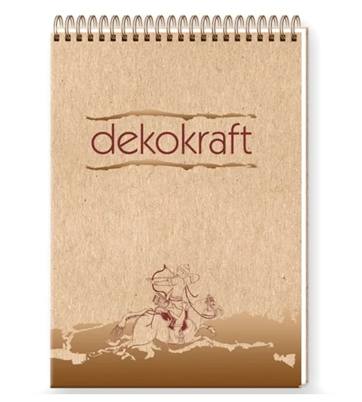 Keskin Color Dekokraft Bloknot Çizgili A4 100 Yaprak Spiralli ürün görseli 1