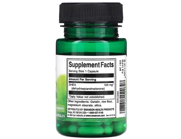 Swanson DHEA 100 mg 60 Kapsül - Resim 2