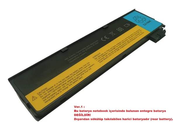 Lenovo ThinkPad T470, T480, T570 Dış Notebook Bataryası - Laptop Pili / RLL-065 ürün görseli 1