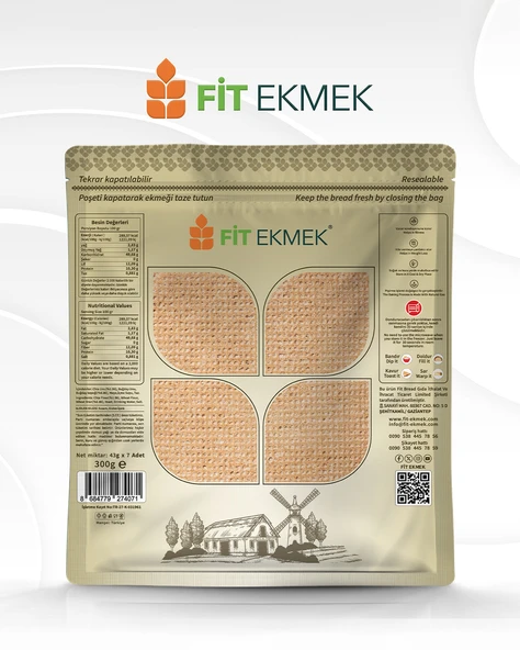 fit Chia Lavaş Ekmeği 300gr - Resim 3