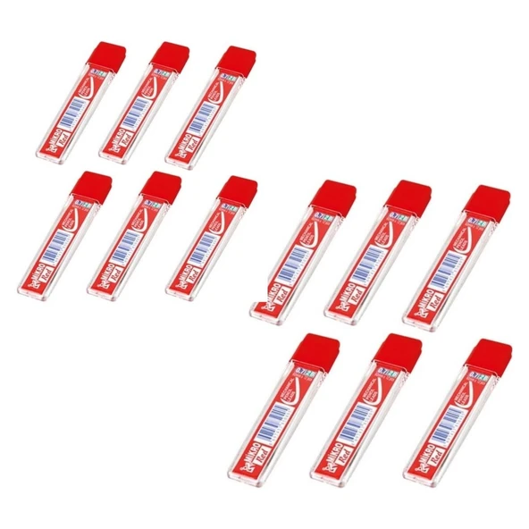 MİKRO KALEM UCU KIRMIZI 0,7 MM M-610 24 ADET ürün görseli 1