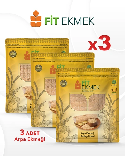 fit 3'lü Arpa Lavaş Ekmeği 300gr ürün görseli 1