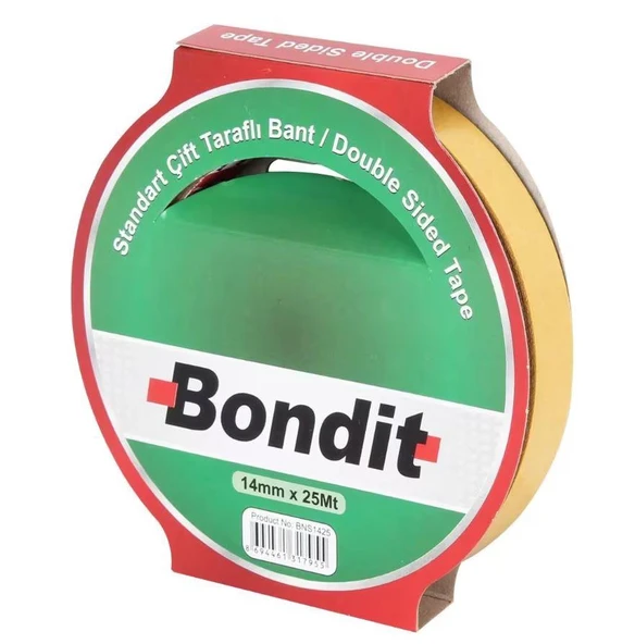 Bondit Çift Taraflı Film Bant 14 mm x 25 Mt ürün görseli 1