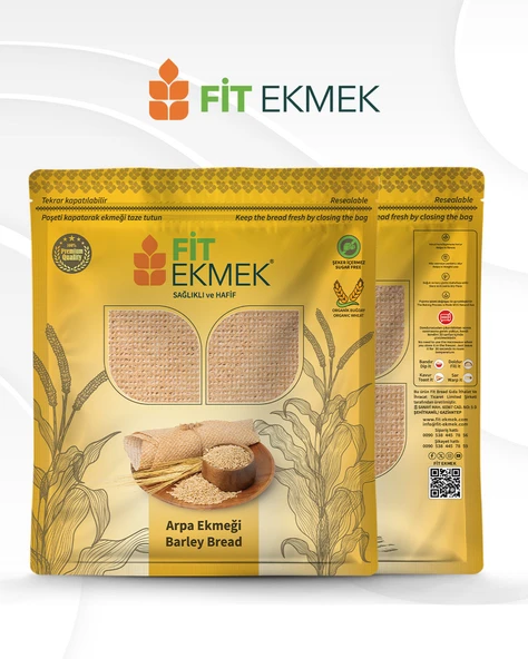 fit 3'lü Arpa Lavaş Ekmeği 300gr - Resim 3