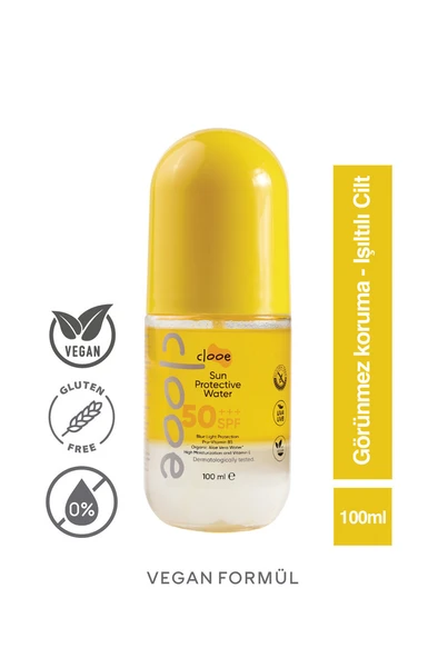 Vegan Çift Fazlı Çok Yüksek Korumalı 50 Spf Güneş Suyu (100ML) Clooe ürün görseli 1