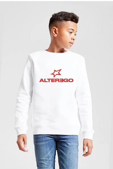 Lisa Alter Ego Beyaz Çocuk 2ip Sweatshirt ürün görseli 1