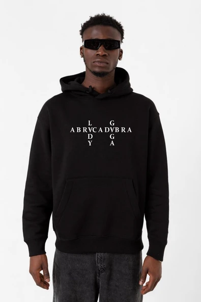 Lady Gaga Abracadabra Siyah Erkek 3ip Kapşonlu Sweatshirt ürün görseli 1