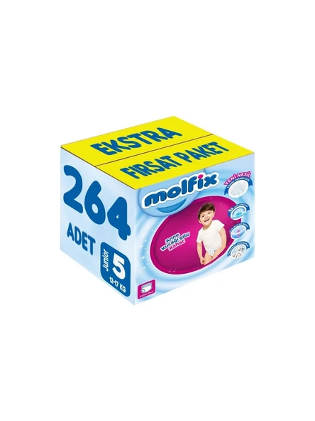 Molfix 5 Numara Junior 264'lü Külot Bez ürün görseli 1