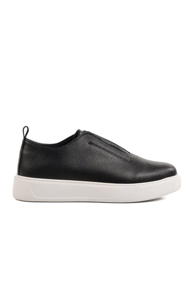 Siyah Slip-On Erkek Casual Ayakkabı ürün görseli 1