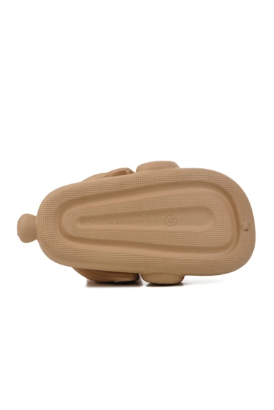 Bej Unisex Çocuk Sabo Terlik - Resim 5