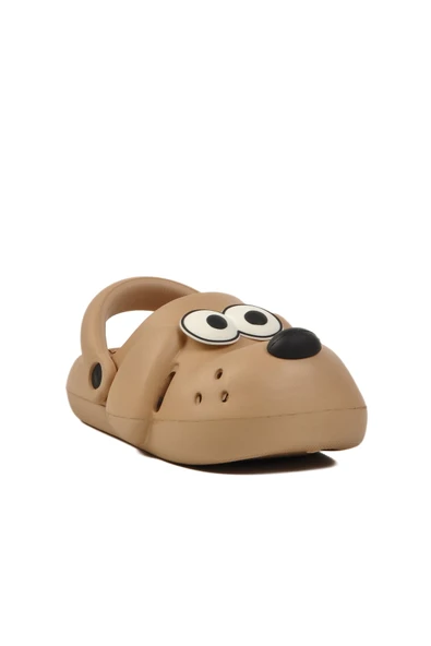 Bej Unisex Çocuk Sabo Terlik - Resim 3
