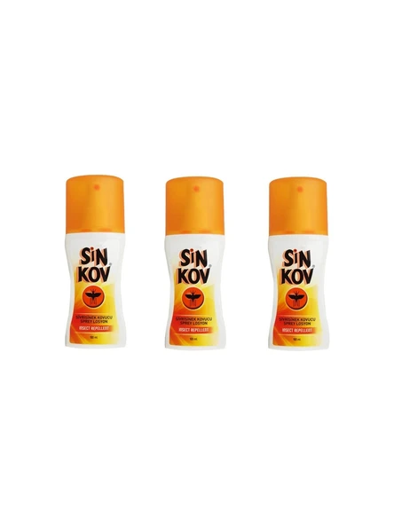 Sinkov Sivrisinek, Karasinek ve Kene Kovucu Sprey 100 Ml x 3 Adet ürün görseli 1