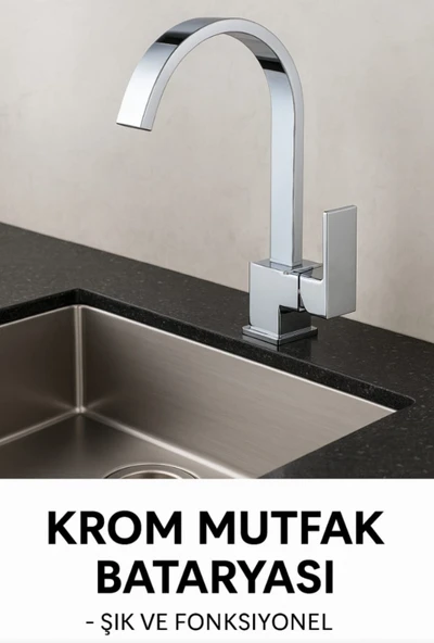 Sardıcı Phantom Serisi Krom 5 Yıl Garantili Mutfak Bataryası ürün görseli 1