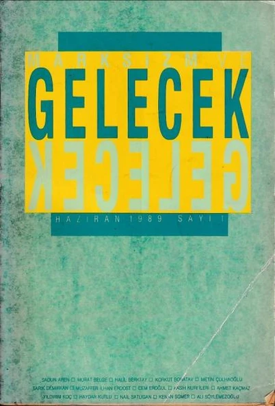 Marksizm ve Gelecek 1 Haziran 1989 ürün görseli 1