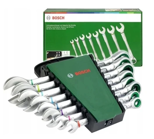 Bosch Cırcırlı Kombine Anahtar Seti 8 Parça - Resim 2