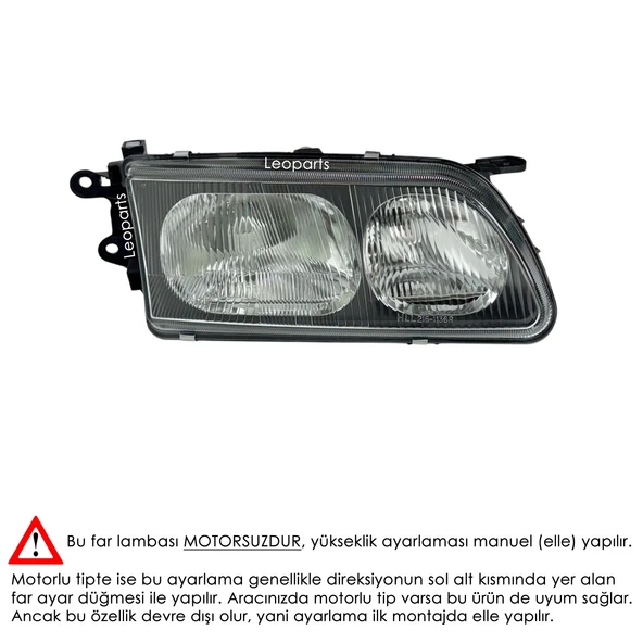 Leoparts Mazda 626 Far Lambası Sağ 1998-2000 GE8K-51-030D ürün görseli 1