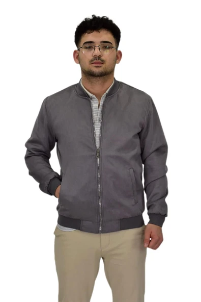 Erkek Mevsimlik Süet Spor Mont 8056 BGL-ST04372 ürün görseli 1