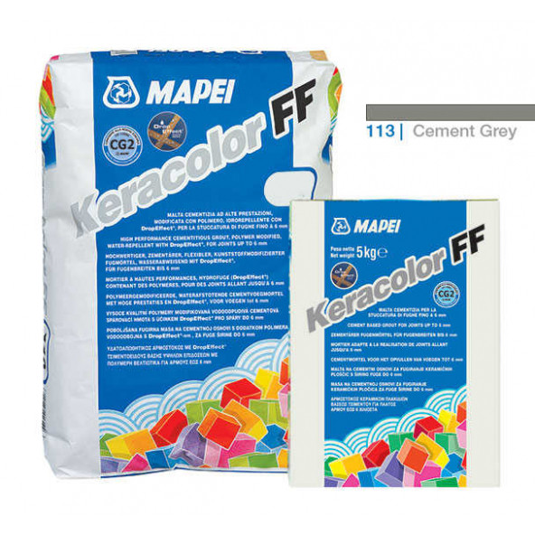 MAPEI KERACOLOR FF  GÜMÜŞ GRİ /20 KG ürün görseli 1