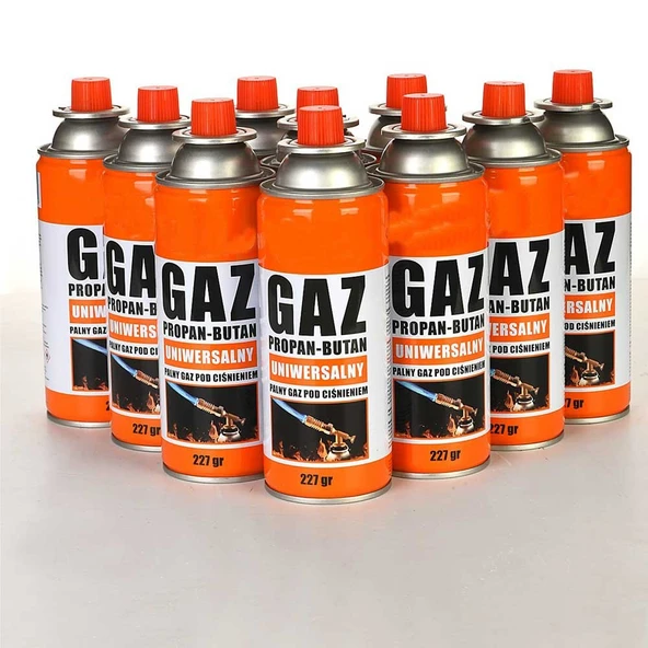 Kamp Ocak Gazı Valfli Kartuş 227GR - 28 Adet ürün görseli 1