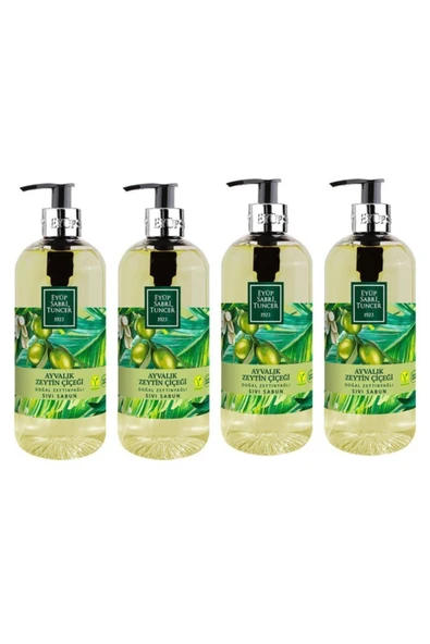 Ayvalık Zeytin Çiçeği Sıvı Sabun 500 ml - 4 Adet ürün görseli 1