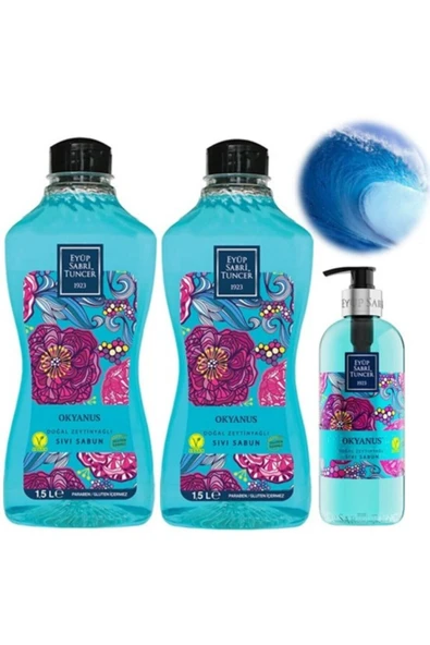 Est Okyanus Doğ.zeytinyağlı Sabun Set(2x1500ml-1x500ml) ürün görseli 1
